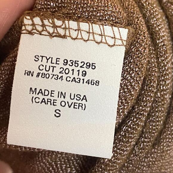 Vintage Y2K Parallel Brown & Pink Chevron Pencil Skirt - Picture 6 of 7